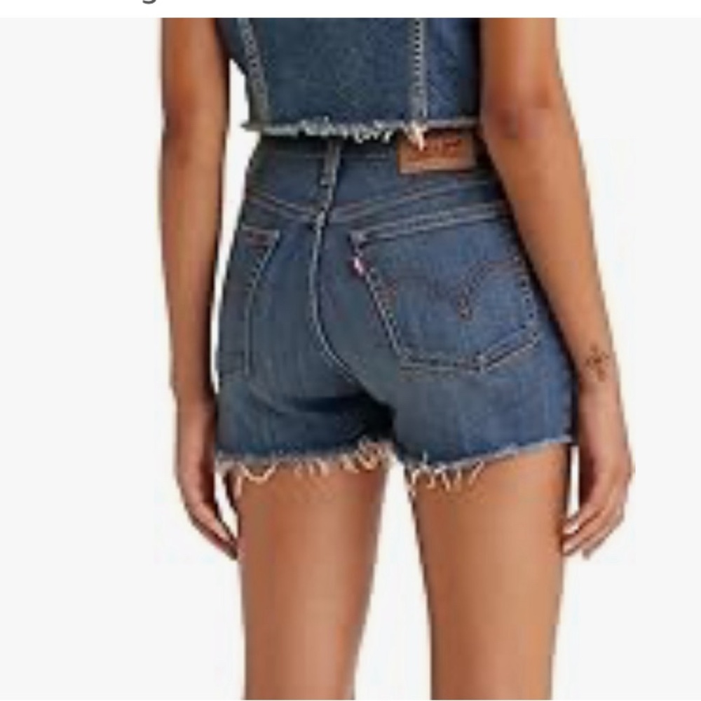 Levi’s high rise hypersoft shorts denim NWT